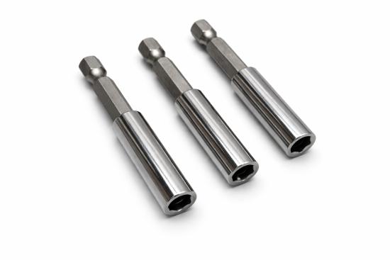 3x Biteinsatz Bit-Einsatz Bithalter Magnet Spannfutter Akkuschraube bit socket