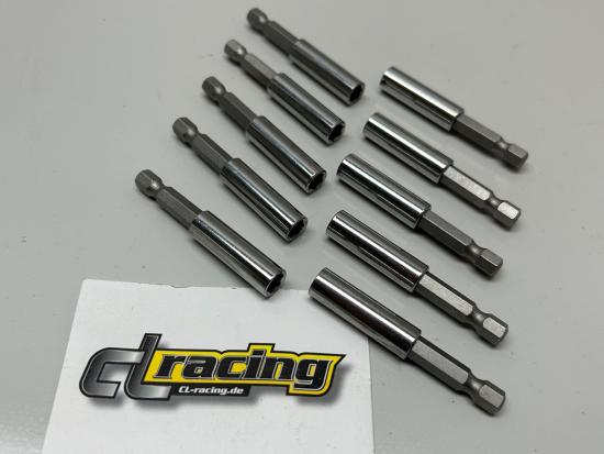 10x Einsatz für Bit Bithalter mit Magnet Biteinsatz für Spannfutter Akkuschraube 10x Einsatz für Bit Bithalter mit Magnet Biteinsatz für Spannfutter Akkuschraube