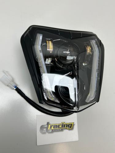 LED Scheinwerferglas fr Lichtmaske Lampenmaske headlight passt an Ktm Exc 17-23