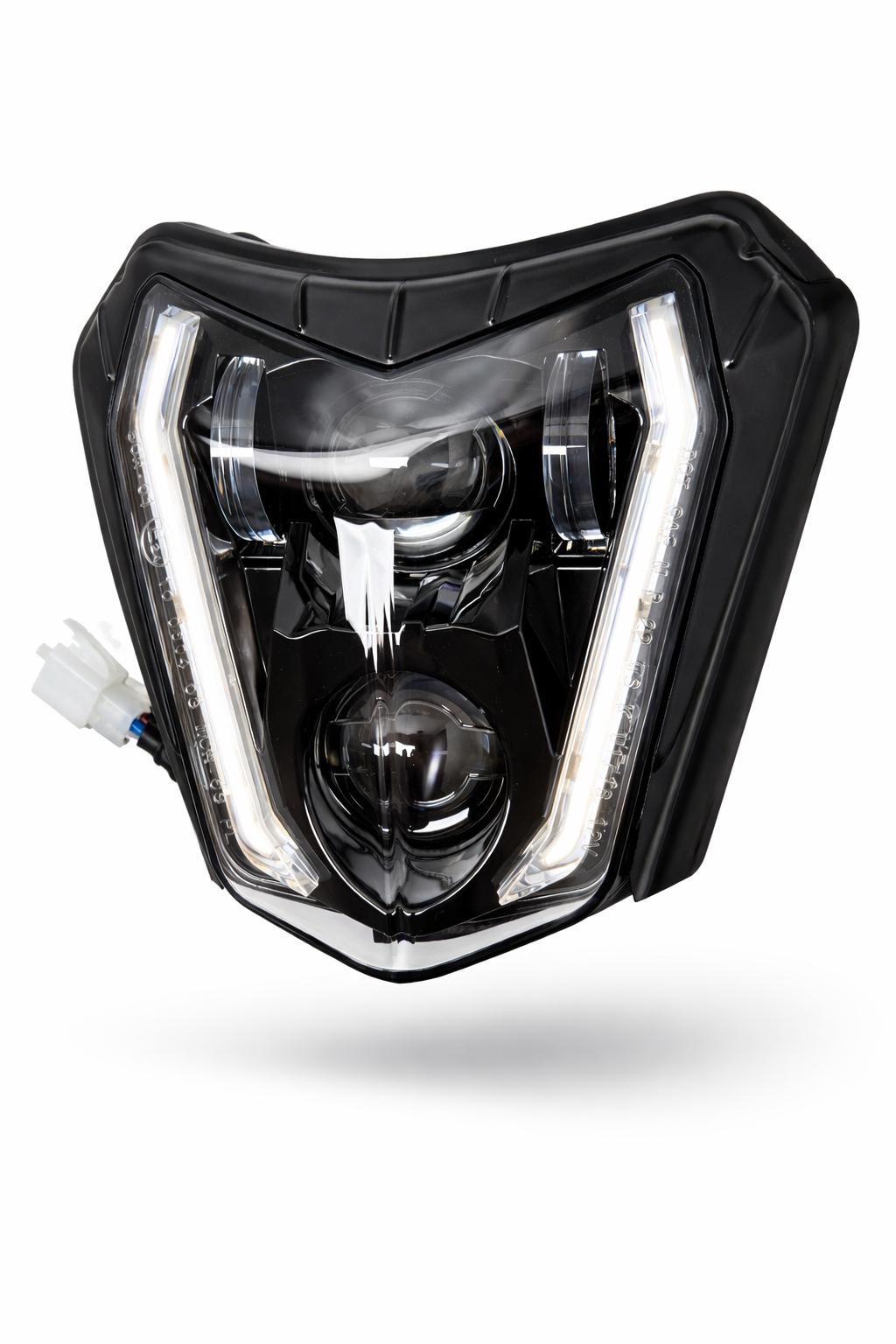 LED Scheinwerferglas f�r Lichtmaske Lampenmaske headlight passt an Ktm Exc 17-23