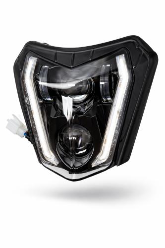 LED Scheinwerferglas f�r Lichtmaske Lampenmaske headlight passt an Ktm Exc 17-23