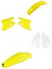 Verkleidungssatz Plastiksatz plastic kit passt an Suzuki Drz 400 E 00-08 gelb-w