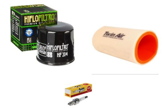 Wartungssatz �lfilterset Z�ndkerze spark splug passt an Yamaha Yfm 700 19-21