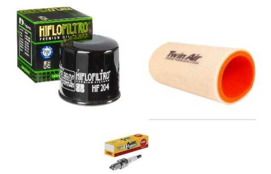 Wartungssatz �lfilterset Z�ndkerze spark splug passt an Yamaha Yfm 700 19-21