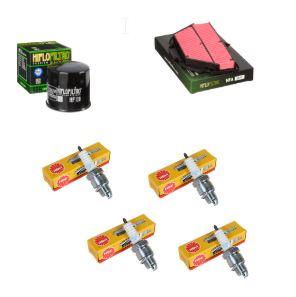 Wartungssatz �lfilterset Z�ndkerzen spark splug passt an Suzuki Gsx-R 600 06-07