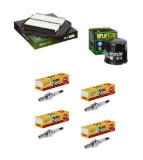 Wartungssatz lftilterset Zndkerzen spark splug passt an Suzuki Dl 650 A 07-11