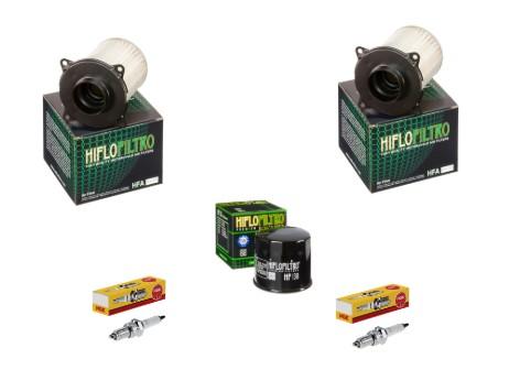 Wartungssatz �lfilterset Z�ndkerzen spark splug passt an Suzuki Vz 800 97-03