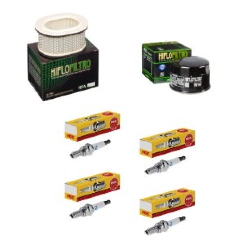 Wartungssatz Ölftilterset Zündkerzen spark splug passt an Yamaha Fzs 600 H 98-03 Wartungssatz Ölftilterset Zündkerzen spark splug passt an Yamaha Fzs 600 H 98-03