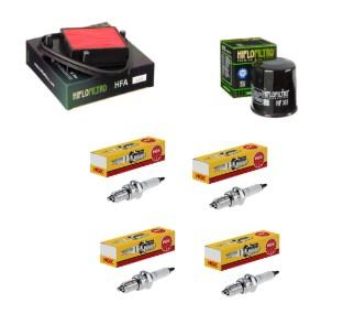 Wartungssatz �lfilterset Z�ndkerzen spark splug passt an Vt 600 C Shadow 88-97