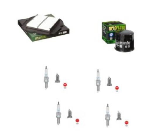 Wartungssatz lftilterset Zndkerze spark splug passt an Suzuki Sv 650 16-24