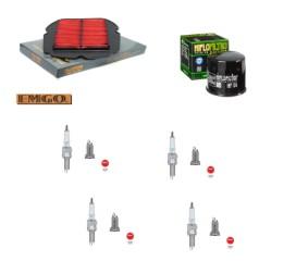 Wartungssatz lftilterset Zndkerzen spark splug passt an Suzuki Sv 650 16-24 A