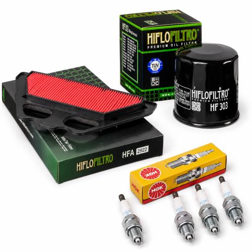 Wartungssatz �lfilterset Z�ndkerze spark splug passt an Kawasaki Z 900 17-23