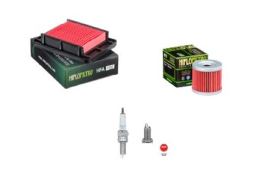 Wartungssatz �lfilterset Z�ndkerze spark splug passt an Suzuki Gsx-R 125 17-20
