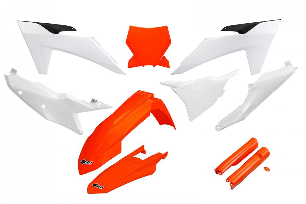 Verkleidungssatz Plastiksatz plastic kit fork passt an Ktm Sxf 250 450 23-25 o-w Verkleidungssatz Plastiksatz plastic kit fork passt an Ktm Sxf 250 450 23-25 o-w