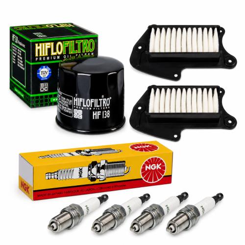 Wartungssatz �lfilterset Z�ndkerzen spark splug passt an Suzuki Vzr 1800 06-17
