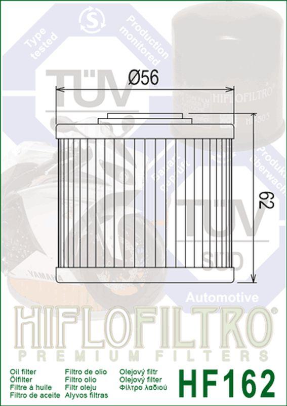 Hiflo HF162 �lfilter oilfilter passt an Bmw R 1300 Rt R Rs Gs Dsa 2025