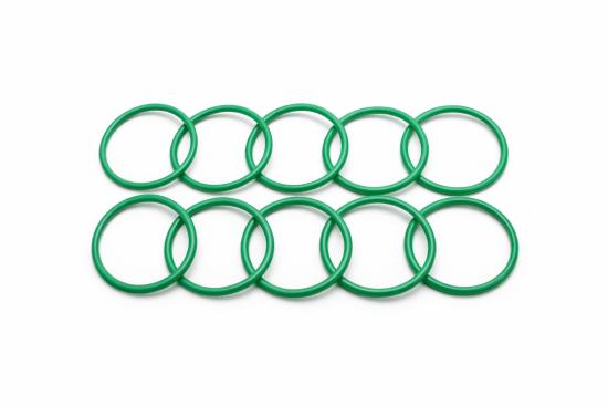 10x Kr�mmerdichtung Auspuff exhaust gasket passt an Yamaha Yz 250 99-18 gr�n