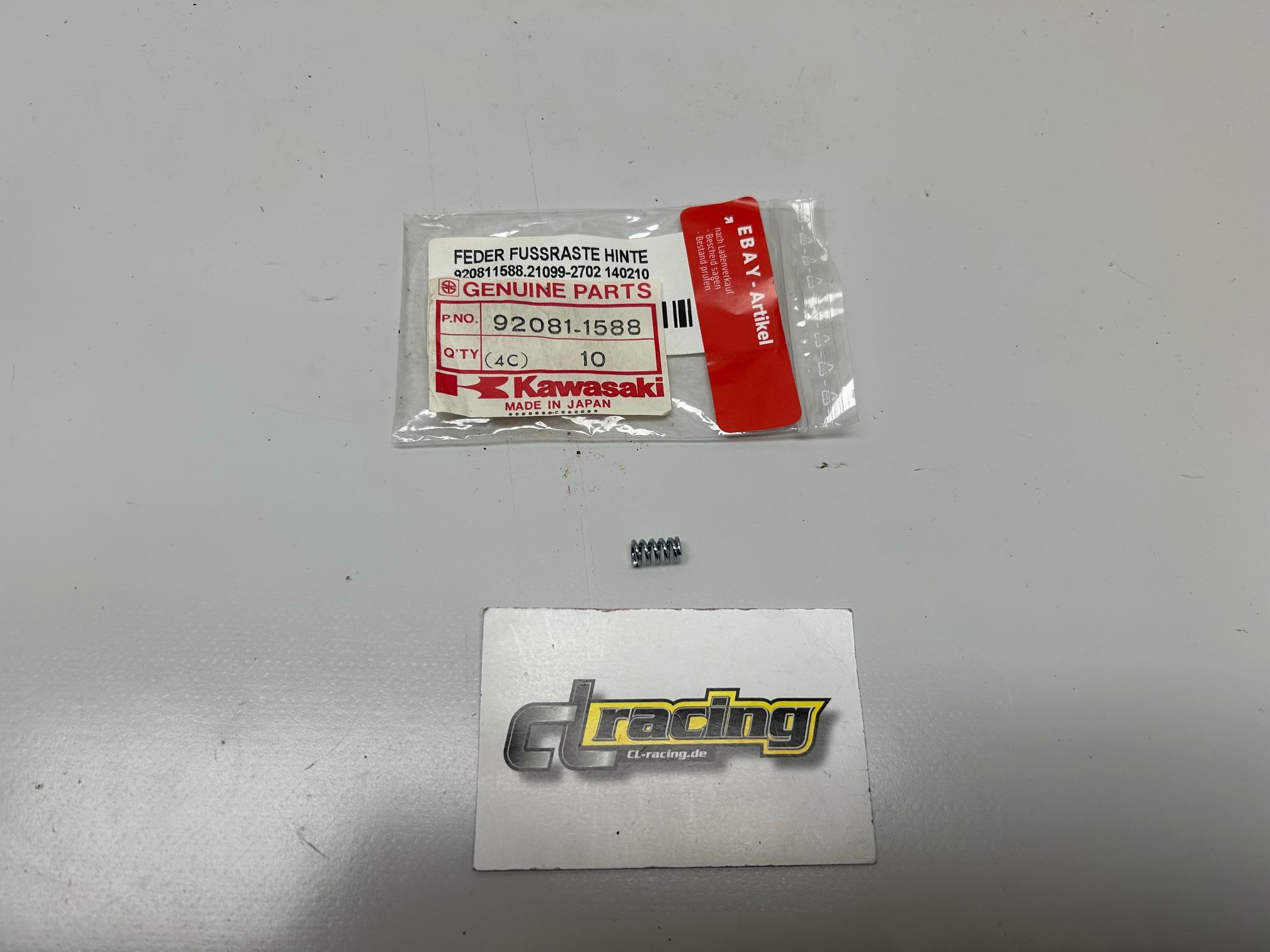 Feder Fu�raste hinten spring footrest passt an Kawasaki Vn 750 Gpz 92081-1588