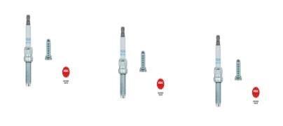 3x Ngk LMAR8D-J Zndkerze spark plug passt an Bmw C 600 12-15 passt an Can-Am