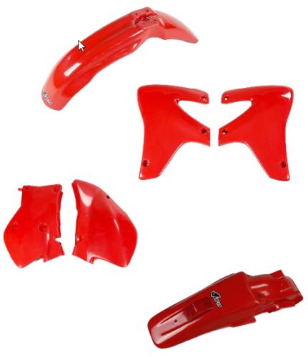 Verkleidungssatz Plastiksatz plastic kit passt an Honda XR 650 R rot