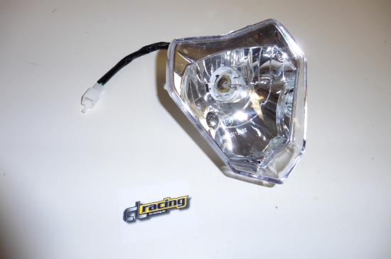 Scheinwerferglas fr Lichtmaske Lampenmaske headlight passt an Ktm Exc 2. Wahl