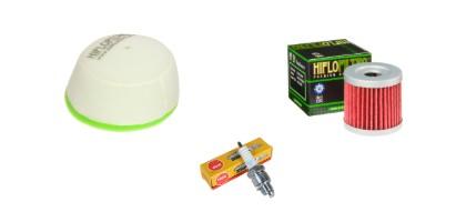 Wartungssatz �lfilterset Z�ndkerze spark splug passt an Suzuki Drz 400 S Smu E