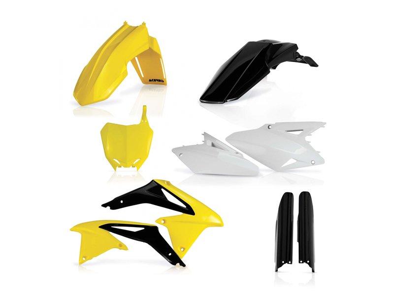 Verkleidungssatz Plastiksatz plastic kit passt an Suzuki Rmz 450 08-17 gelb-sw BILDER PR�FEN!