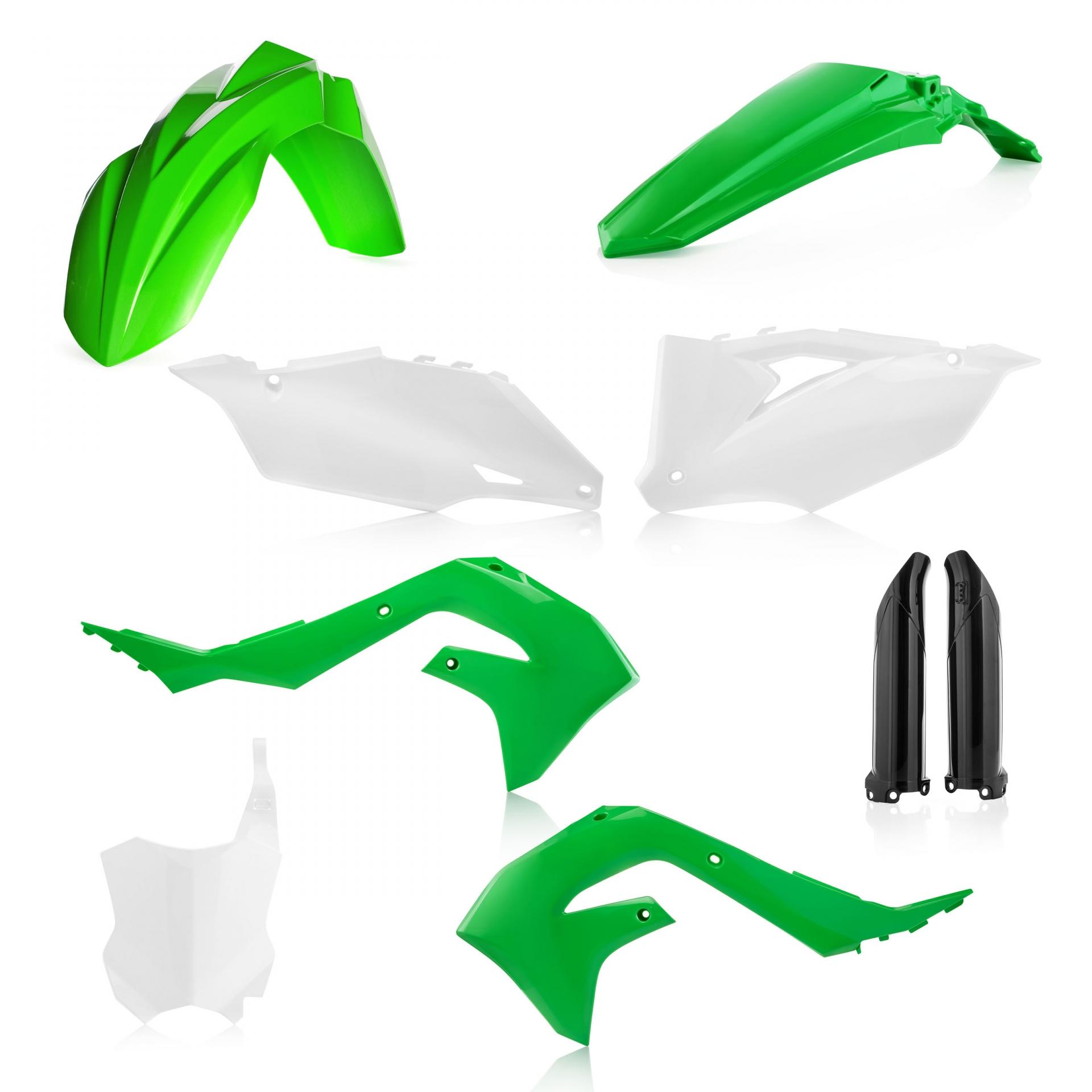 Verkleidungssatz Plastiksatz plastic kit passt an Kawasaki Kxf 450 19-23 gr-wei�