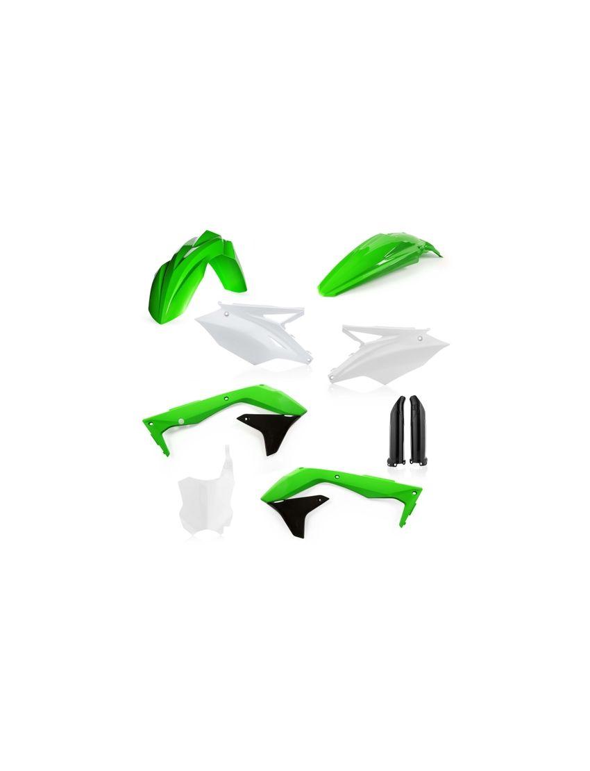 Verkleidungssatz Plastiksatz plastic kit passt an Kawasaki Kxf 450 2018 gr-wei�