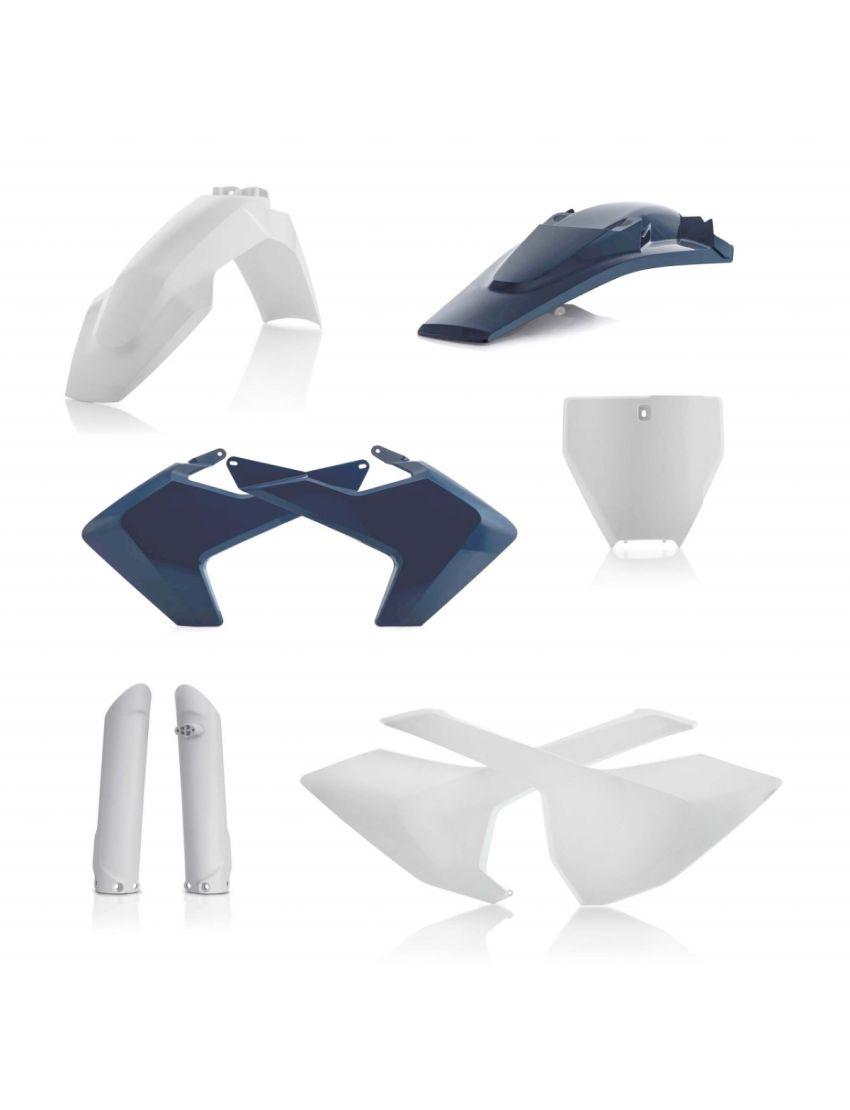 Verkleidungssatz Plastiksatz plastic kit passt an Husqvarna Fc 450 16-18 wei�-sw