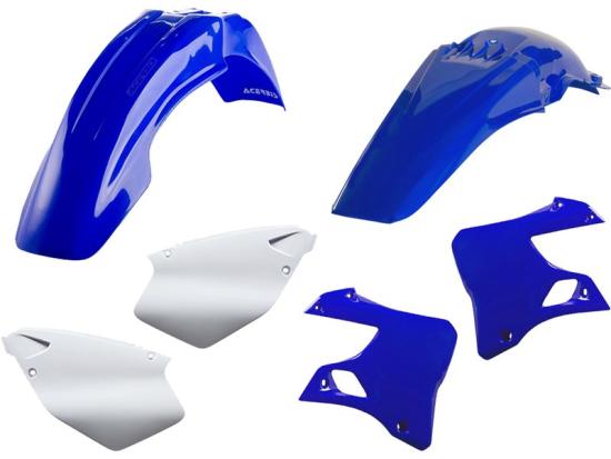 Verkleidungssatz Plastiksatz plastic kit passt an Yamaha Yz 125 250 96-99 bl-w