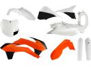 Verkleidungssatz Plastiksatz plastic kit passt an Ktm Sx 125 250 Sxf 250 wei�-or