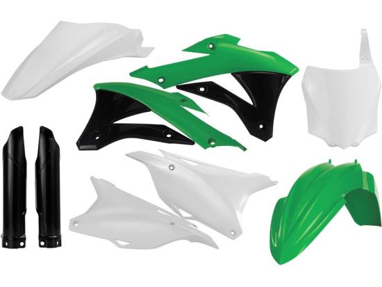 Verkleidungssatz Plastiksatz plastic kit passt an Kawasaki Kx 85 14-25 gr-sw-w