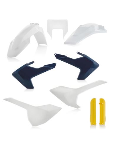 Verkleidungssatz Plastiksatz plastic kit passt an Husqvarna Te 300 17-19 w-bl