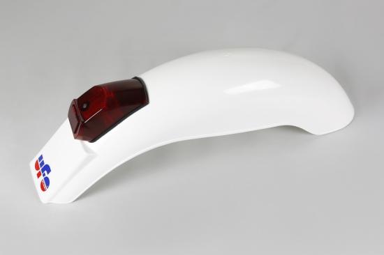 Schutzblech Kotflgel mit Rcklicht fender Enduro Vintage Classic 50 - 125 75-79 wei