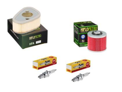 Wartungssatz �lfilterset Z�ndkerzen spark splug passt an Yamaha Xv 750 1000