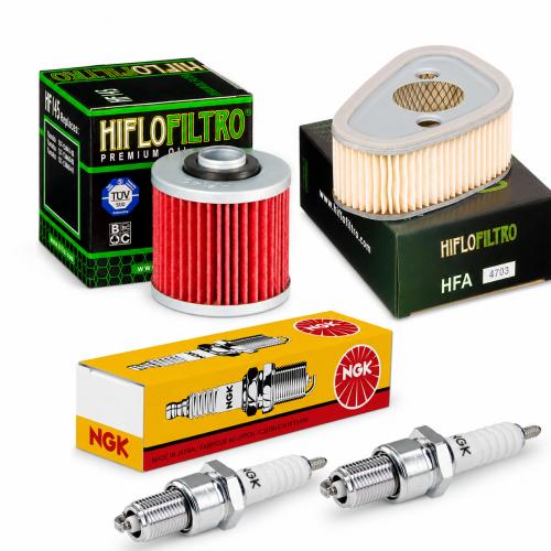 Wartungssatz �lfilterset Z�ndkerzen spark splug passt an Yamaha Xv 750 1000