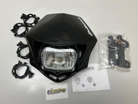  Polisport Mmx Lichtmaske Lampenmaske Headlight Enduro Motorrad Moped Sw 2. Wahl