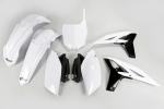Verkleidungssatz Plastiksatz plastic kit passt an Yamaha Yzf Yz250f 2010 weiß-sw Verkleidungssatz Plastiksatz plastic kit passt an Yamaha Yzf Yz250f 2010 weiß-sw