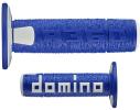 Domino Griffgummis Lenkergriffe Nut rubber grip Enduro Mx Quad Motocross blau-gr