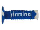 Domino Griffgummis Lenkergriffe Nut rubber grip Enduro Mx Motocross Quad blau-gr