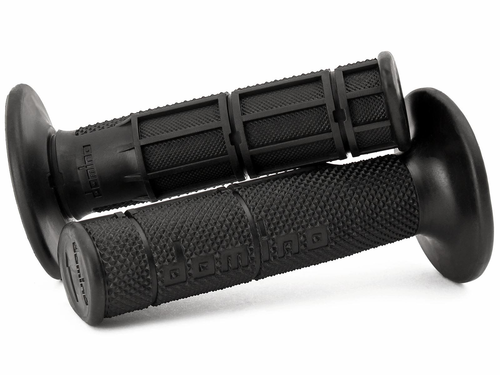 Domino Griffgummis Lenkergriffe Nut rubber grip Enduro Mx Motocross Quad schwarz
