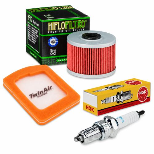 Wartungssatz �lfilterset Z�ndkerze spark splug passt an Honda Xl 350 R Nd03