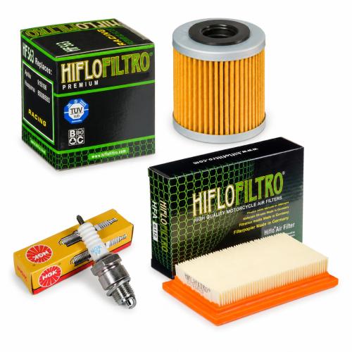 Wartungssatz �lfilterset Z�ndkerze spark splug passt an Aprilia Sx 125 Sm 18-20