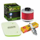 Wartungssatz �lfilterset Z�ndkerze spark splug passt an Aprilia Leonardo 125 150