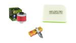 Wartungssatz �lfilterset Z�ndkerze spark splug passt an Aprilia Scarabeo 125
