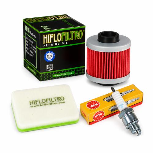 Wartungssatz �lfilterset Z�ndkerze spark splug passt an Aprilia Scarabeo 125