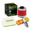Wartungssatz Ölfilterset Zündkerze spark splug passt an Aprilia Scarabeo 125 Wartungssatz Ölfilterset Zündkerze spark splug passt an Aprilia Scarabeo 125