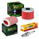 Wartungssatz Ölfilterset Zündkerze spark splug passt an Honda Gb Tt Xbr 500 S Wartungssatz Ölfilterset Zündkerze spark splug passt an Honda Gb Tt Xbr 500 S