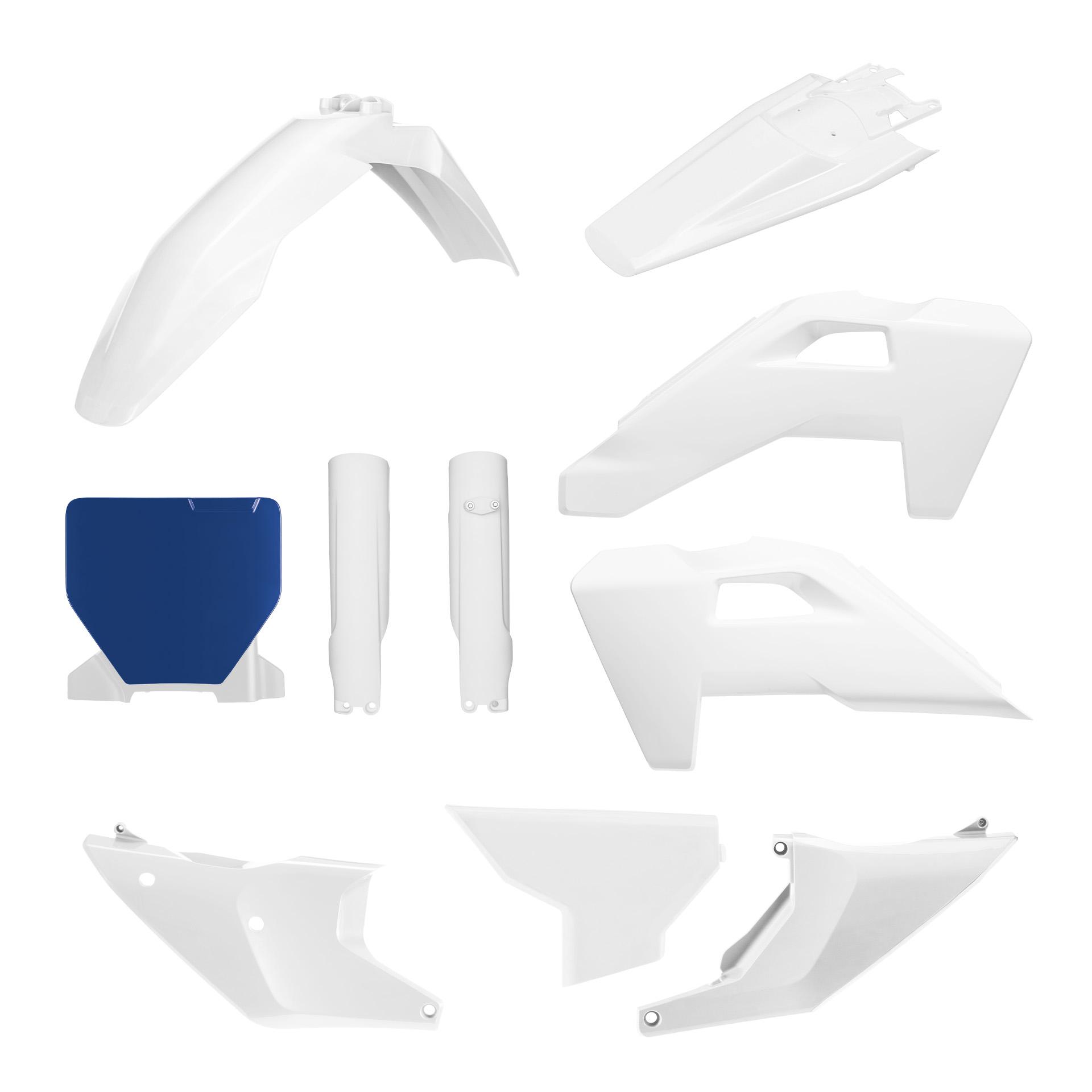 Verkleidungssatz Plastiksatz plastic kit passt an Husqvarna Fe 250 350 Tc w-blau